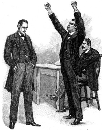 Sherlock Holmes The Stock-Broker's Clerk Hall Pycroft shook his clenched hands in the air