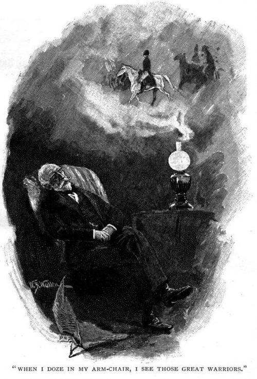 How The Brigadier Came To The Castle Of Gloom When I doze in my arm-chair, I can see those great warriors