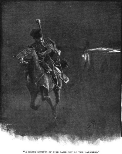 How the Brigadier Slew the Fox a dozen squirts of fire came out of the darkness
