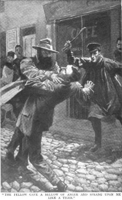 Sherlock Holmes The Disappearance of Lady Frances Carfax The fellow gave a below of anger and sprang upon me like a tiger